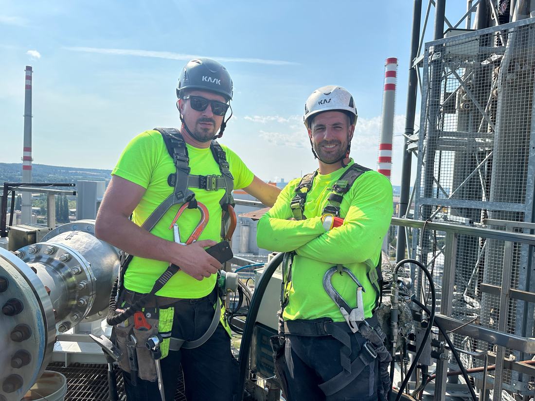 GerMont Gerüstbauer-Team im Einsatz